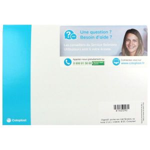 SENSURA MIO CLICK VISIO OUVERTE MAXI Poche vidable, filtre intégré, système 2 pièces, prédécoupée, opaque, diamètre 50 mm (ref. 114439), bt 30