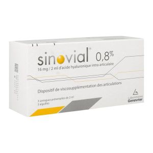 SINOVIAL SERINGUE PRE-REMPLIE SRG 2 ML BT 3