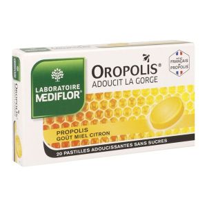 Oropolis Miel Citron Pastille Bt 20