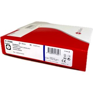 CONFORM 2 SUPPORT RENFORT ADHESIF FLEXWEAR PLAN Support porte-poche 2 pièces, plan FlexWear, renforcé, à découper, anneau 70 mm (ref. 37500), bt 5