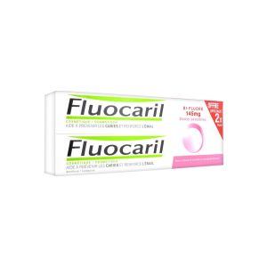 FLUOCARIL BI FLUORE DENTIFRICE 145 DENTS SENSIBLES Pâte dentifrice bi-fluorée 145 mg, arôme menthe,