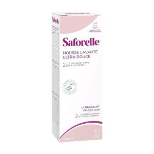 SAFORELLE MOUSSE LAVANTE Mousse lavante ultradouce pour usage intime et corps à l'extrait de bardane, fl 250 ml