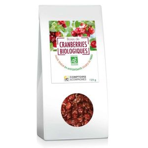 Comptoirs et Compagnies Cranberries BIO - 125 g