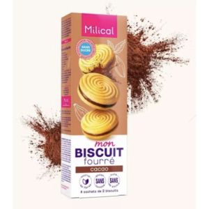 MILICAL BISCUITS FOURRES CACAO - 8 BISCUITS 125 G 1