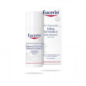 Eucerin Ultrasensible Soin Apaisant Peau Seche Creme Flacon 50 Ml 1