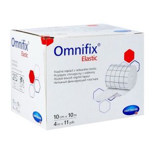 OMNIFIX ELASTIC Bande adhésive multiextensible en non tissé, 10 m x 10 cm, rouleau (ref. 900603), unité