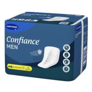 Confiance Men 3 Gouttes Protection Anatomique Sachet 14