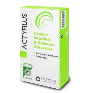 Codifra actyfilus confort intestinal 30 gélules•