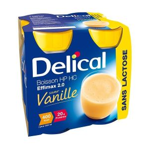 Delical Boisson 2.0 Effimax Vanille Liquide Bouteille 200 Ml Bt 4