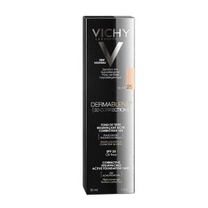 Vichy Dermablend - 3D Correction Teinte 25 - Nude Actif Correcteur 16H Creme Tube 30 Ml 1