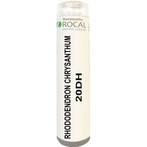 Rhododendron chrysanthum 20dh tube granules 4g rocal