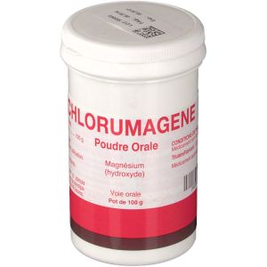 Chlorumagene Poudre Orale 1 Boite(S) Polyethylene Haute Densite (Pehd) De 100 G Avec Cuillere Doseuse Polystyrene