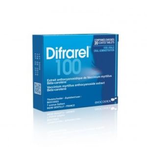 DIFRAREL 100 MG COMPRIME ENROBE B/20