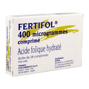 FERTIFOL Comprimé 400 µg, boîte 28