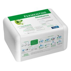 PILEJE Fermentine Résistance - Le kit d'essai Pack fermenteur réutilisable + 6 pots en verre + 1 sachet de ferments + 1 sachet de poudre de lait