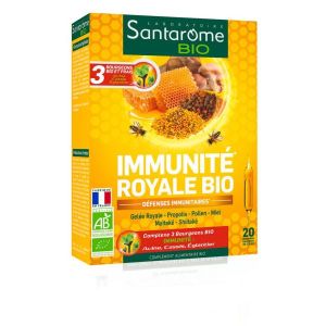 Santarome Immunité royale BIO - 20 ampoules de 10 ml