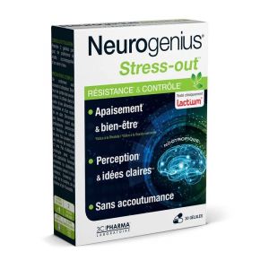 3C Pharma Neurogenius stress-out - 30 gélules