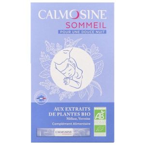 CALMOSINE SOMMEIL Boisson, complément alimentaire aux extraits de plantes bio, dosette, bt 14
