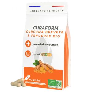 Curaform, Curcumine optimisée, Fenugrec BIO - 60 comprimés