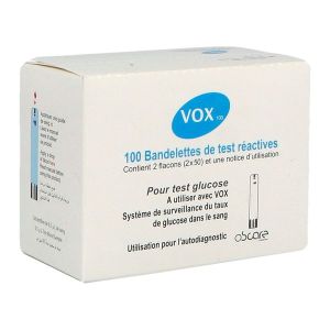 Os Care Vox Bandelettes Reactives (25*4) Flacon 100