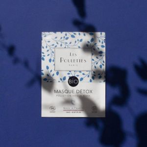 Les Poulettes Masque Détox coton BIO - sachet 18 ml
