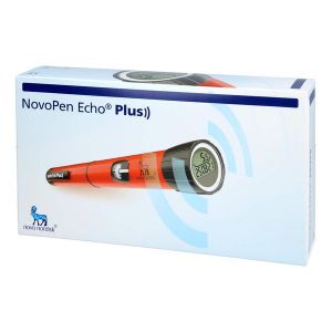 NOVOPEN ECHO PLUS Stylo injecteur d'insuline connecté pour cartouche Penfill 3 ml, rouge, unité