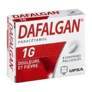 DAFALGAN 1000 mg (paracétamol) comprimés pelliculés B/8