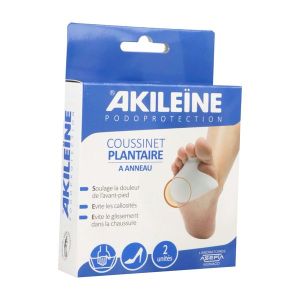 AKILEINE PODOPROTECTION COUSSINET PLANTAIRE Coussin plantaire de protection avec anneau de maintien, paire