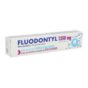 FLUODONTYL 1350 mg pâte dentifrice 1 tube(s) aluminium verni de 93,75 g