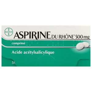 ASPIRINE DU RHONE 500 MG COMPRIME B/50