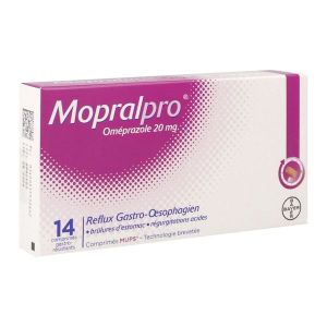 MOPRALPRO 20 mg comprimé gastro-résistant. B/14