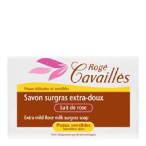 ROGE CAVAILLES Sav surgras extra doux lait de rose 150g