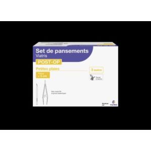 VIATRIS SET DE PANSEMENT Set de nettoyage et de recouvrement pour petite plaie, bt 3
