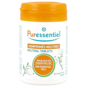 Puressentiel Huile Essentielle Comprimés Neutres pour Huiles Essentielles 30 Comprimés