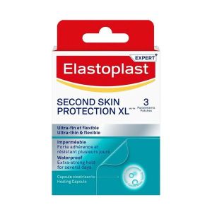 ELASTOPLAST PANSEMENTS SECOND SKIN HYDROCOLLOIDE XL BOITE 80*20*130 MM 6