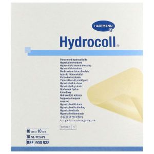 HYDROCOLL NOUVELLE GENERATION Pansement hydrocolloïde absorbant, stérile, autoadhésif, 10 cm x 10 cm (ref. 9009381), bt 10