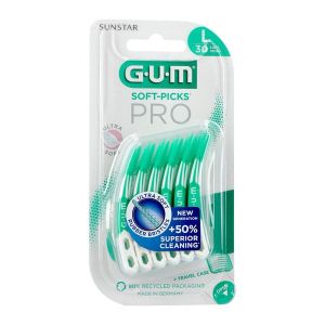 GUM SOFT PICKS PRO BATNT L 30