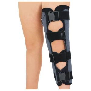 Ortheis Genu'R Attelle De Genou Monobloc 40 Gris/Noir 1