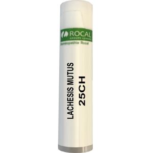Lachesis mutus 25ch dose 1g rocal