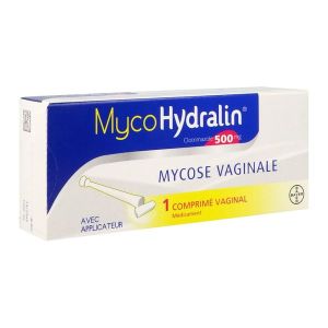 Mycohydralin 500 Mg Comprime Vaginal Plaquette(S) Polyamide Aluminium Pvc De 1 Comprime(S) Avec Applicateur(S)