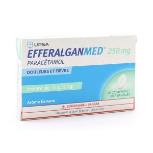 Efferalganmed 250 Mg (Paracetamol) Comprimes Dispersibles B/12