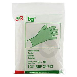 GANT DE PROTECTION DERMATOLOGIQUE 100 % COTON ADULTE TAILLE 9 - 10