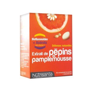 Nutrisante Extrait Pepin De Pamplemousse+Acerola Comprime 56
