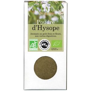 Aromandise Poudre d'Hysope BIO - boîte de 25 g