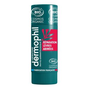 DERMOPHIL PHYTO DERMATOLOGIQUE REPARATION LEVRES ABIMEES BIO Stick labial bio, stick 4 g