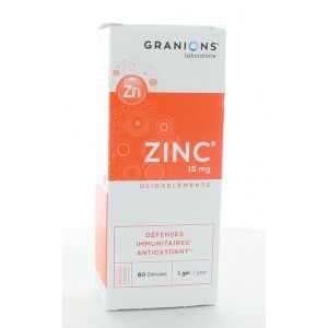 Granions Zinc 15Mg Bte 60