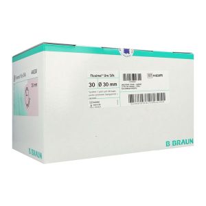 FLEXIMA URO SILK PLAN Poche vidangeable système 1 pièce, protecteur cutané plan, prédécoupé, diamètre 30 mm (ref. 44830FR), bt 30