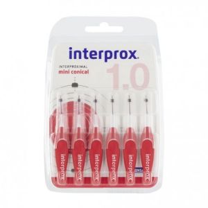 Interprox Brossette Interdent Mini Conical 1,0 Blister Rouge 6