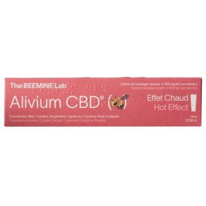 THE BEEMINE LAB ALIVIUM EFFET CHAUFFANT CBD - CREME DE MASSAGE TUBE 75 ML 1