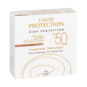 AVENE COMPACT TEINTE SPF 50 Crème de teint solaire haute protection, compact teinté doré, SPF 50, boîtier 10 g
